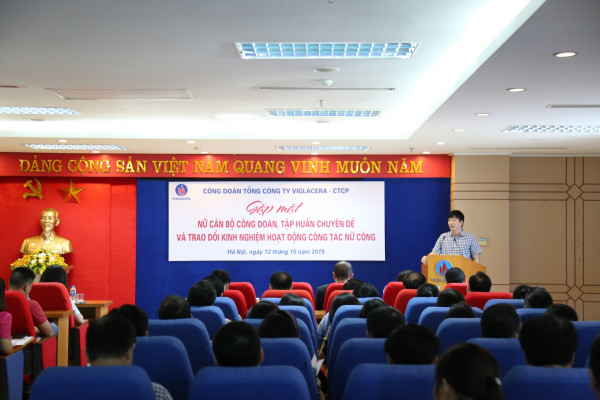 Công đoàn Viglacera tập huấn chuyên đề hoạt động công tác nữ công